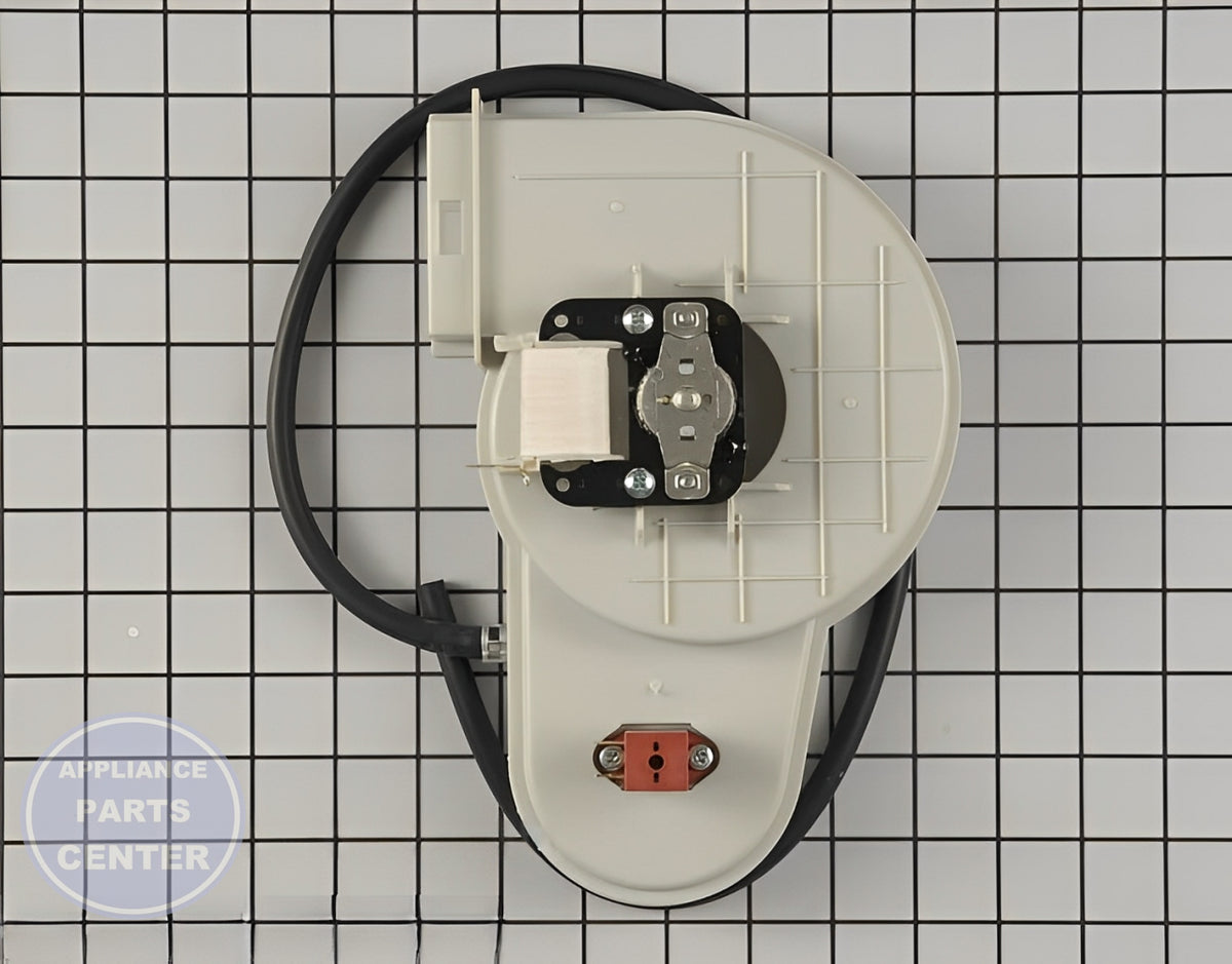 LG DISHWASHER VENT FAN MOTOR ASSEMBLY ABT35083801 - Side view with efficient ventilation specs
