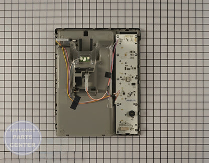 LG Refrigerator Dispenser Front Cover Panel Display Assembly ACQ85430239 - Detailed view of dispenser panel assembly