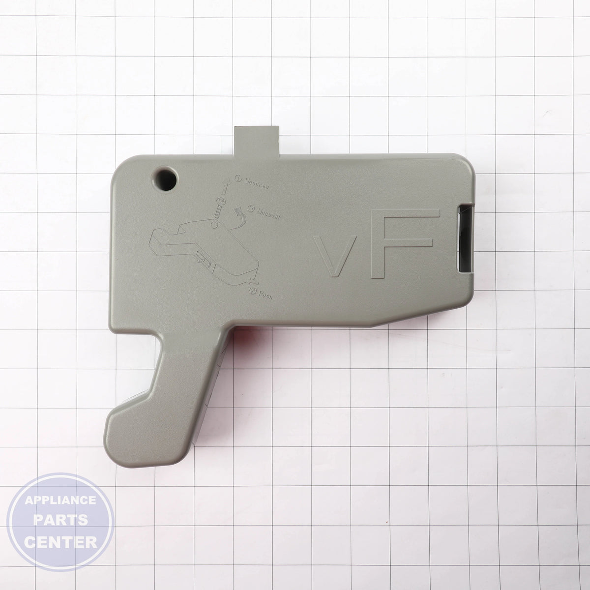L-G COVER ASSEMBLY,HINGE ACQ87309240 - Installation in L-G model showing mounting points