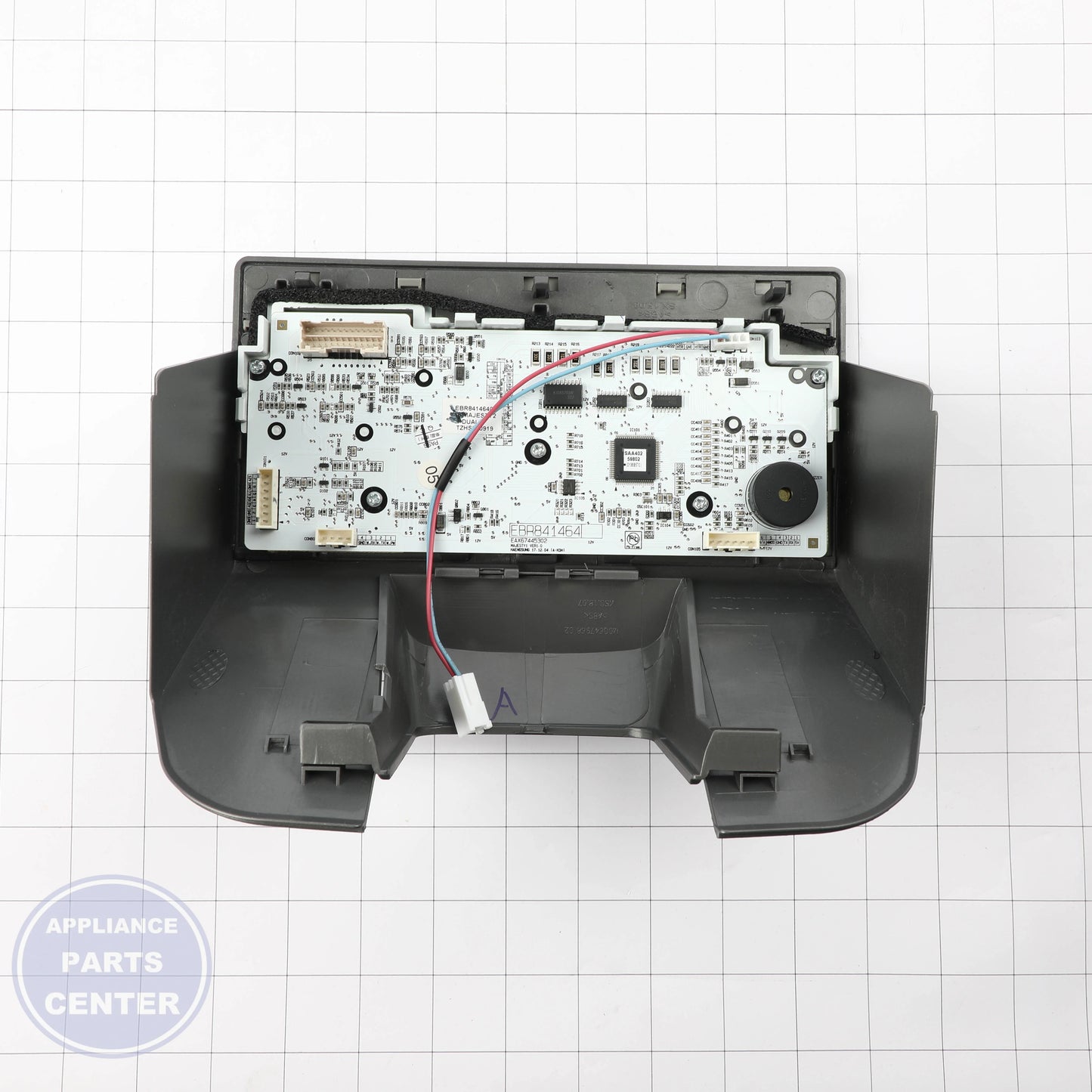COVER ASSEMBLY,DISPLAY ACQ88651570 - Side view with precise measurements
