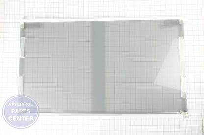 L-G COVER ASSEMBLY,TRAY VEGETABLE ACQ89579310 - Installation in specific model showing mounting points