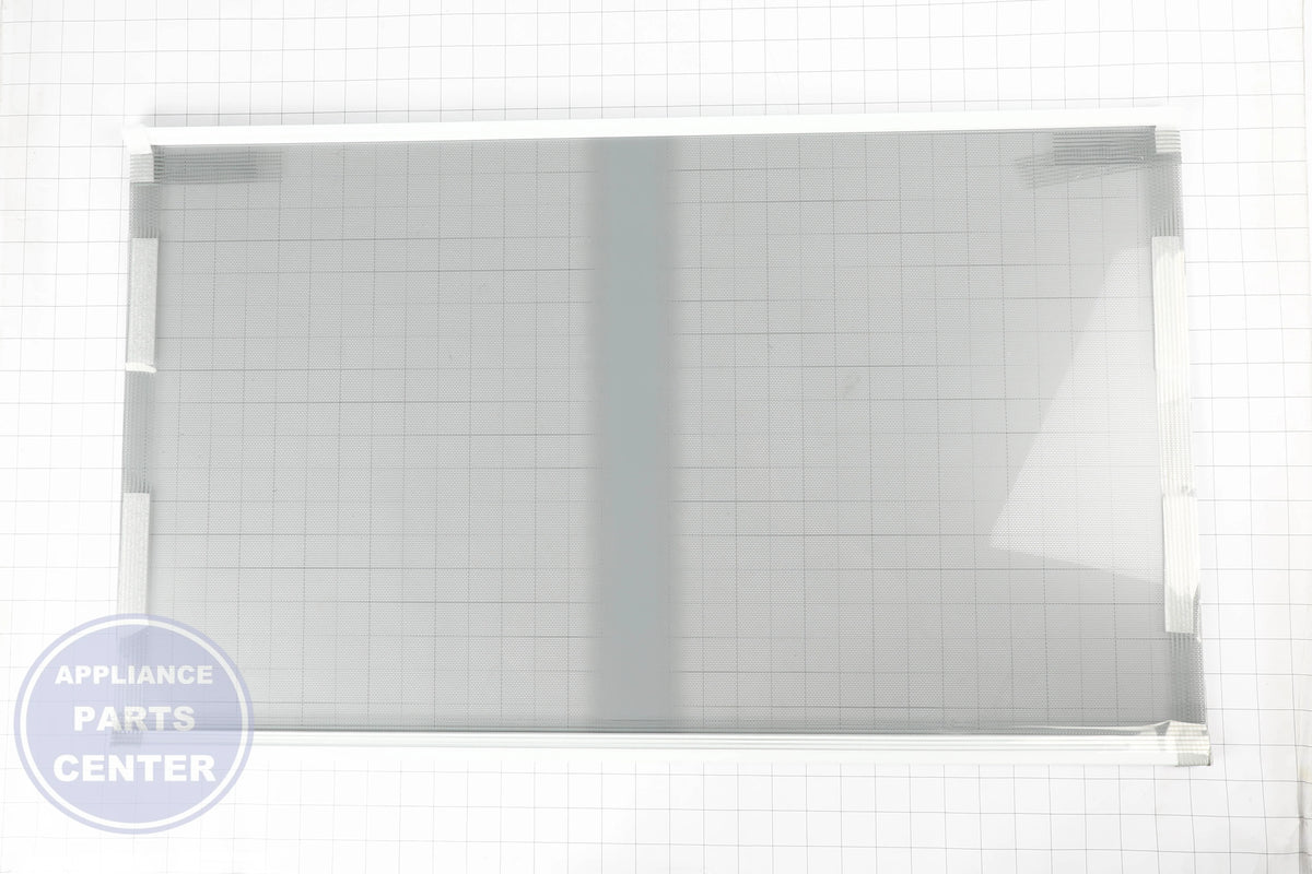 L-G COVER ASSEMBLY,TRAY VEGETABLE ACQ89579310 - Installation in specific model showing mounting points