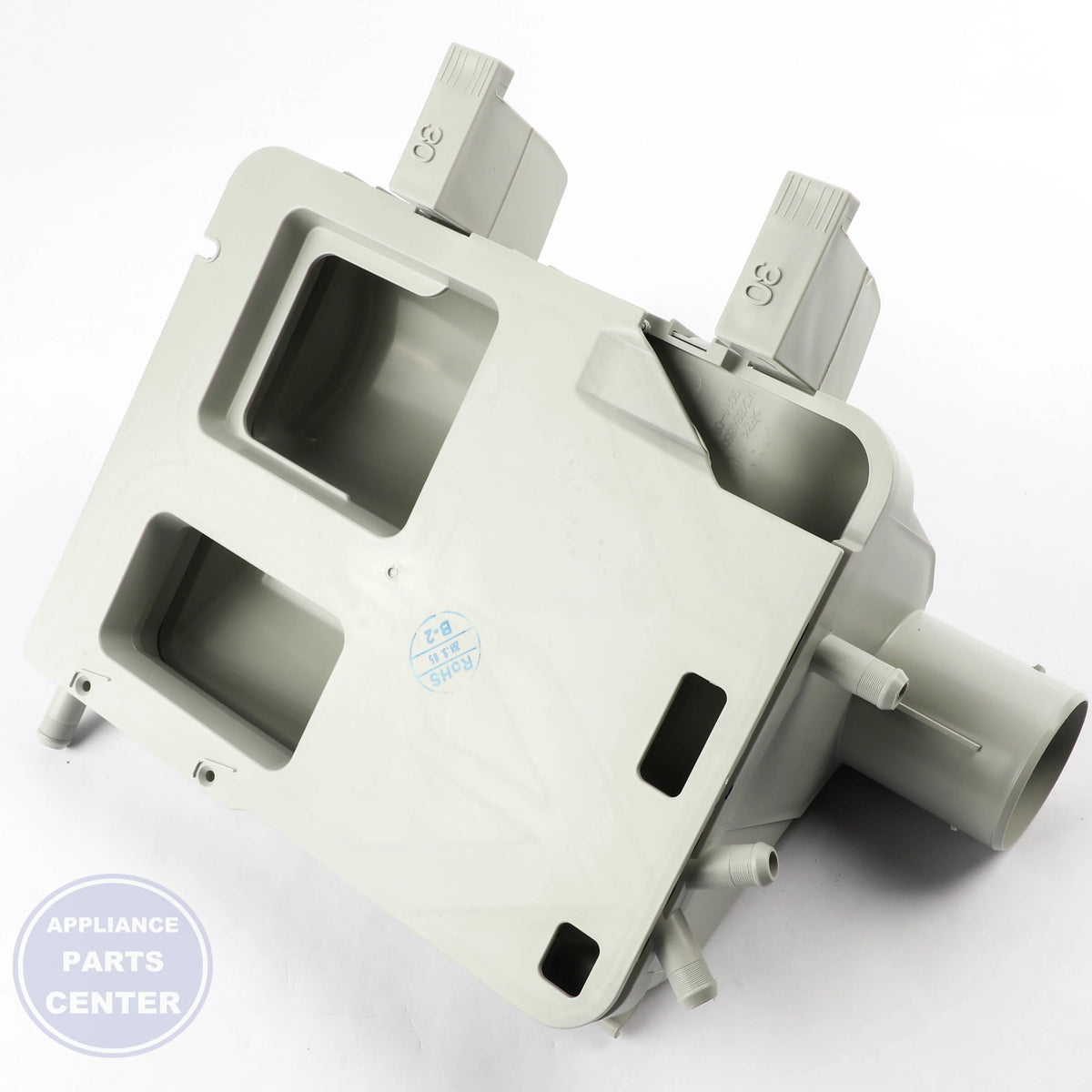 L-G DISPENSER ASSEMBLY ACZ73750602 - Installation in L-G model showing key mounting points