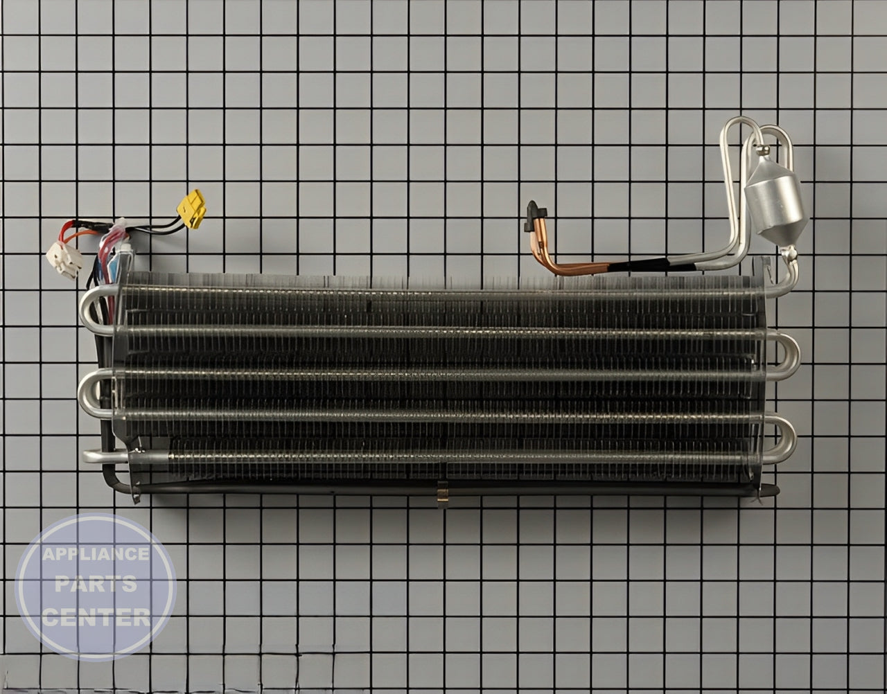 LG EVAPORATOR ASSEMBLY ADL73341411 - Detailed view of sealed system integration