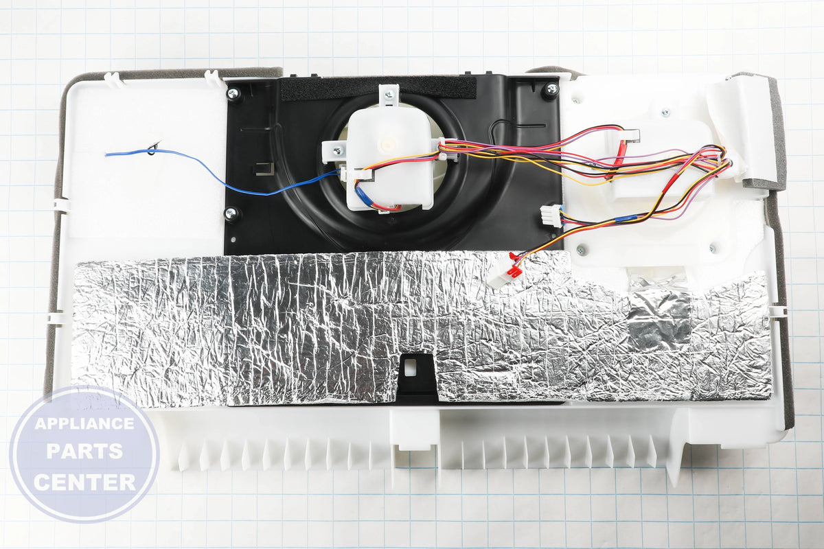 L-G GRILLE ASSEMBLY,FAN AEB73564901 - Installation in L-G model showing key mounting points