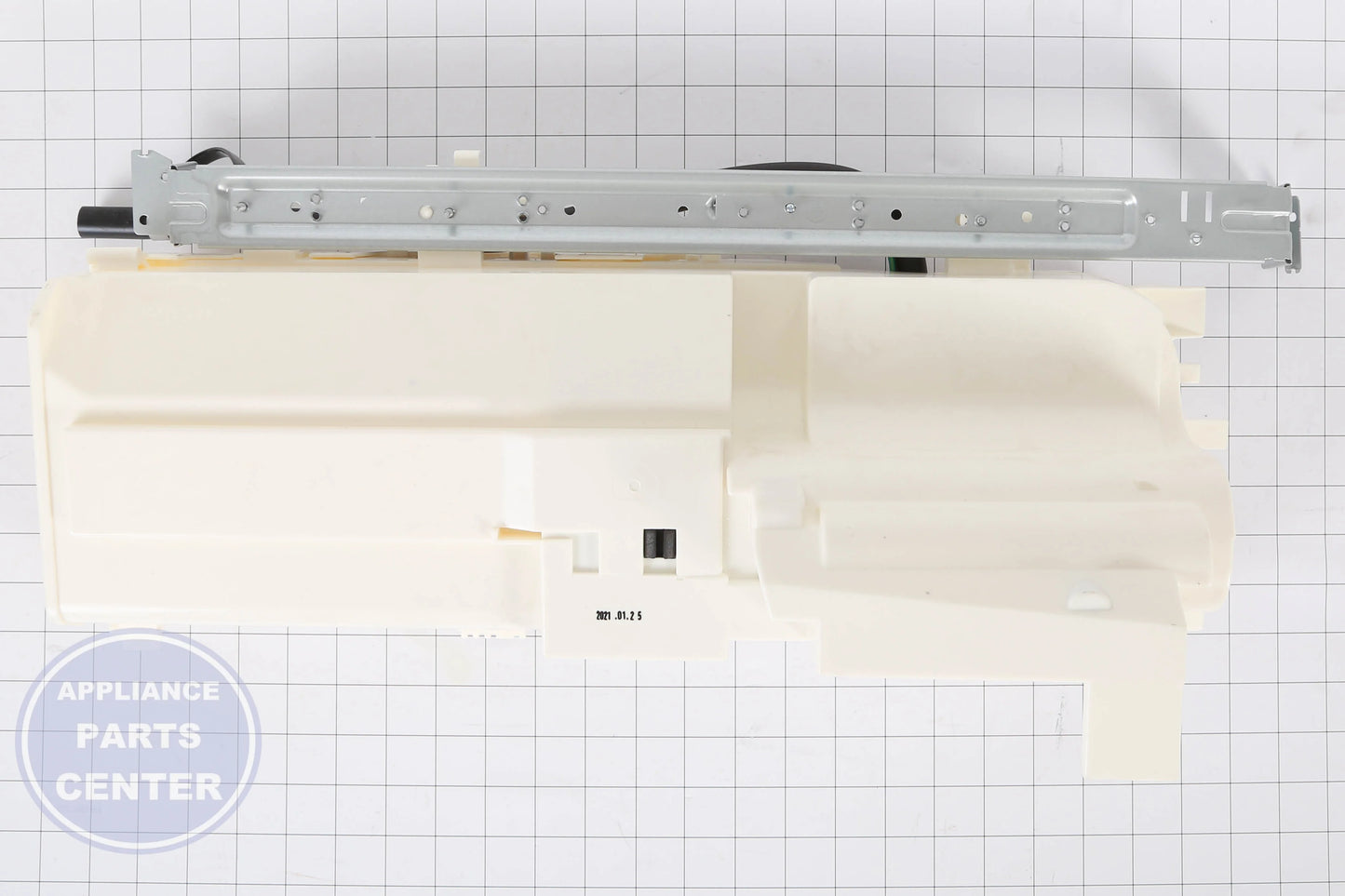 GUIDE ASSEMBLY AEC36177508 - Side view with precise specifications