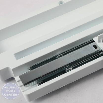 L-G GUIDE ASSEMBLY,RAIL AEC73697601 - Installation in L-G refrigerator model showing mounting points