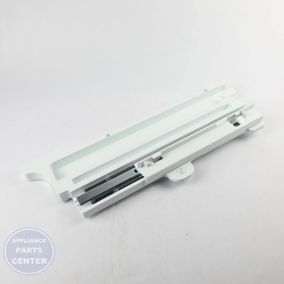 L-G GUIDE ASSEMBLY,RAIL AEC73697601 - Installation in L-G refrigerator model showing mounting points