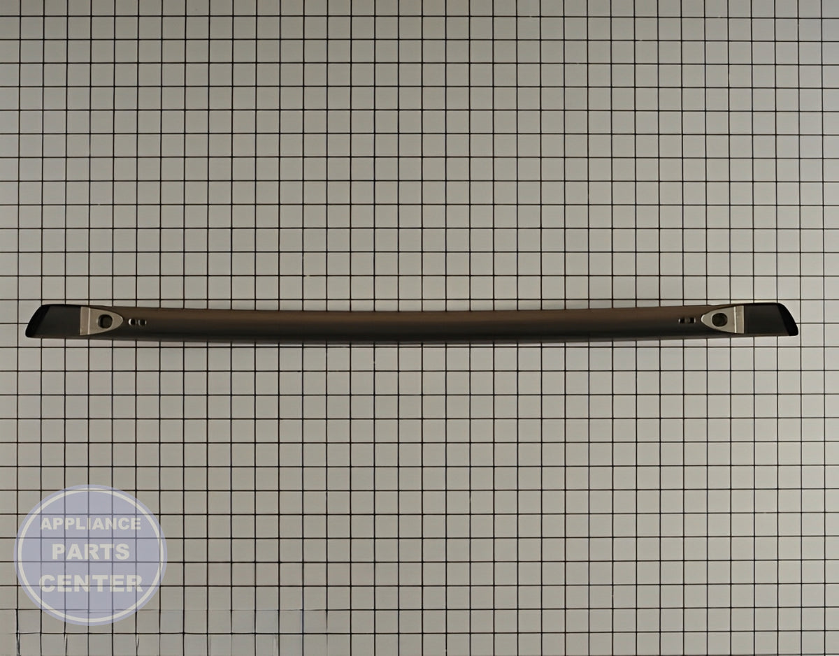 HANDLE ASSEMBLY,FREEZER AED73593108 - Side view with specific measurements