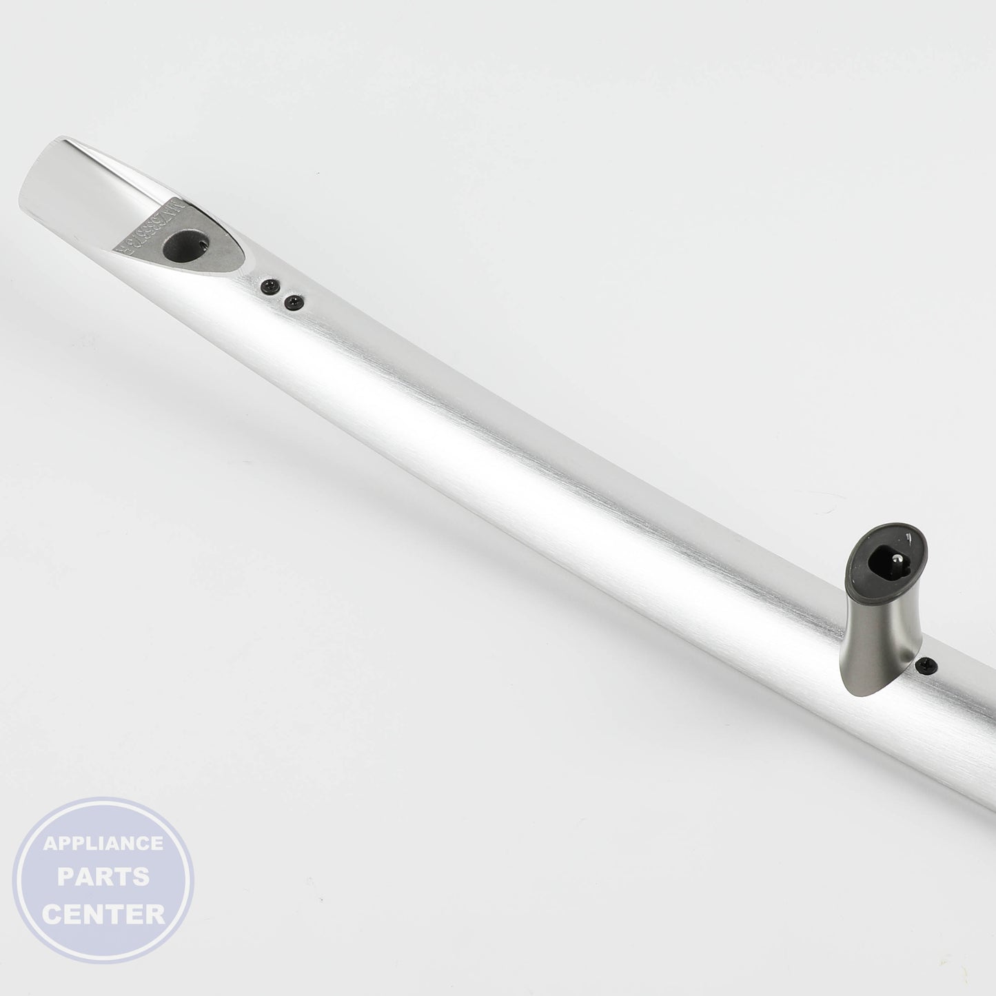 HANDLE ASSEMBLY,REFRIGERATOR AED73593212 - Detailed view of stainless steel finish