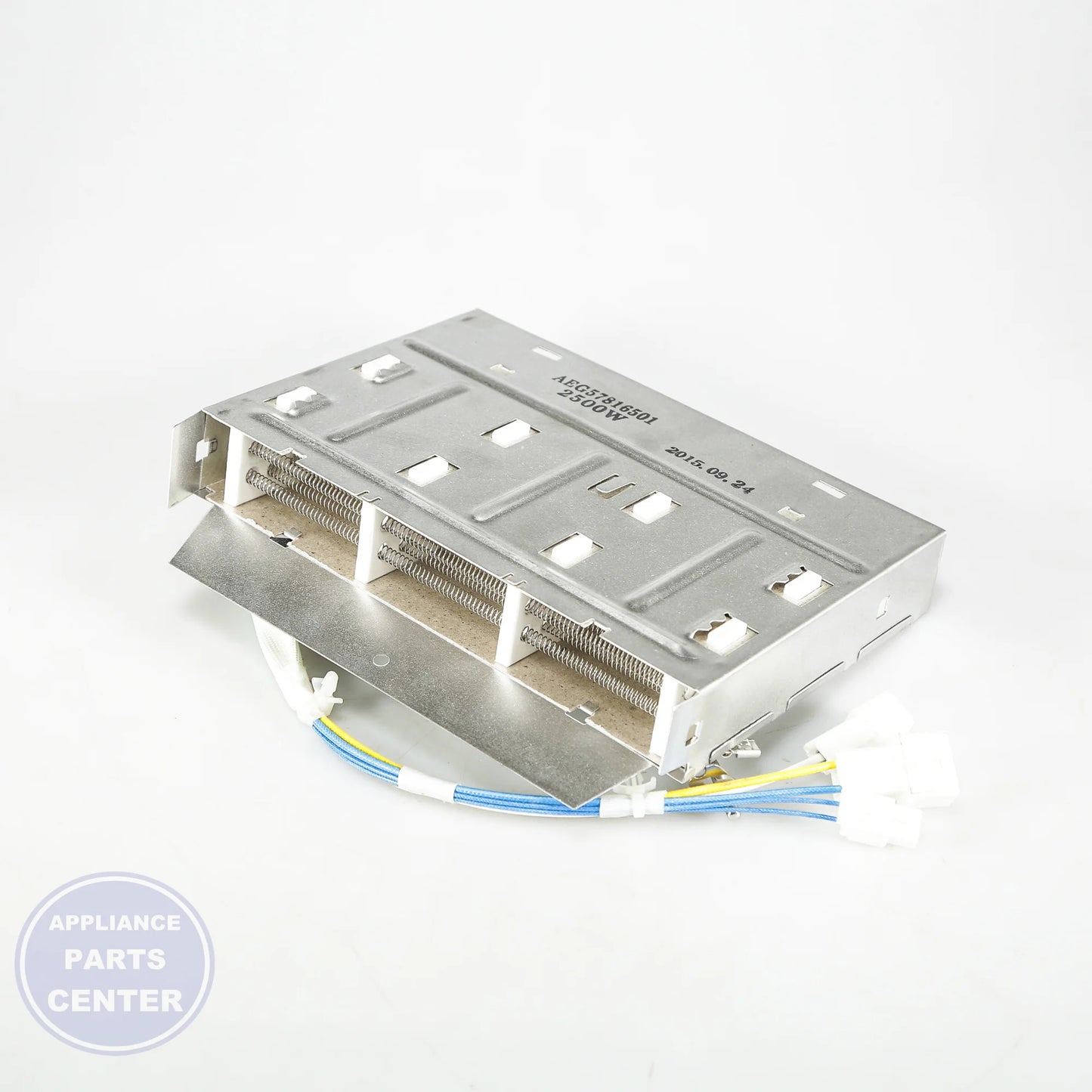 L-G HEATER ASSEMBLY AEG57816501 - Installation in L-G Model ABC123 showing key mounting points
