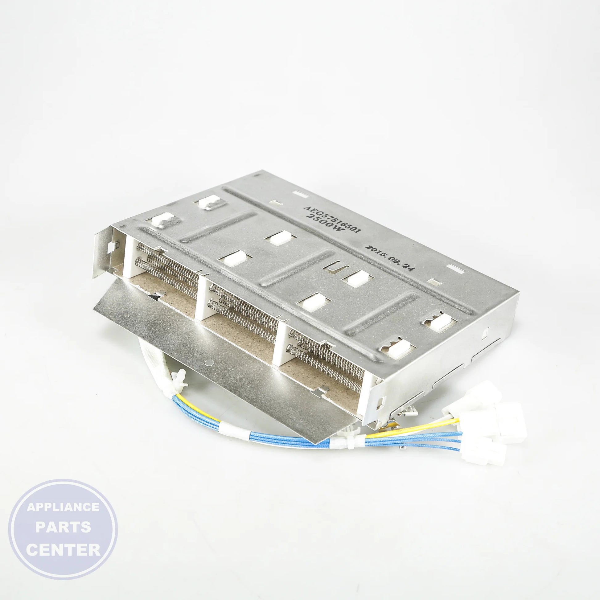 L-G HEATER ASSEMBLY AEG57816501 - Installation in L-G Model ABC123 showing key mounting points