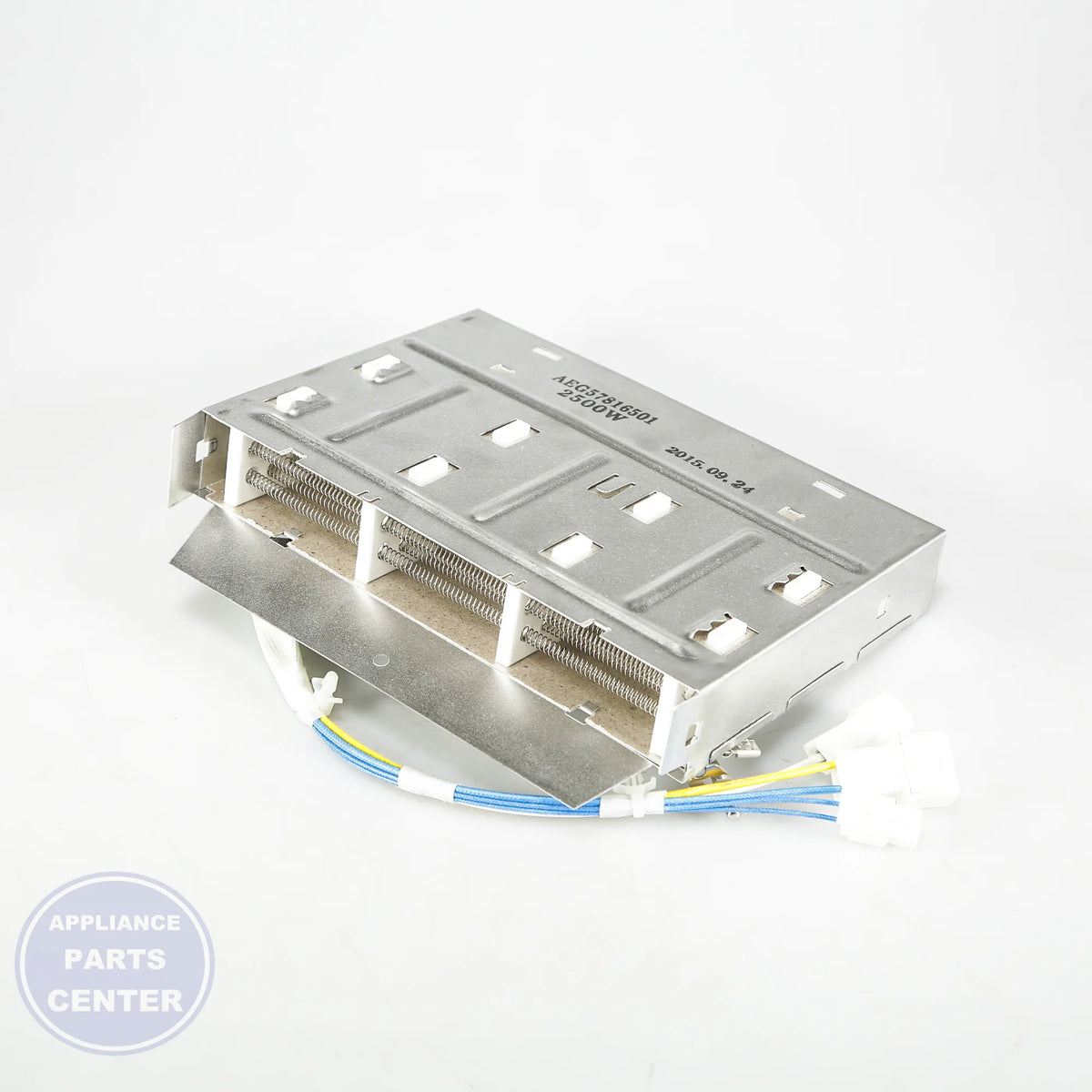 L-G HEATER ASSEMBLY AEG57816501 - Installation in L-G Model ABC123 showing key mounting points
