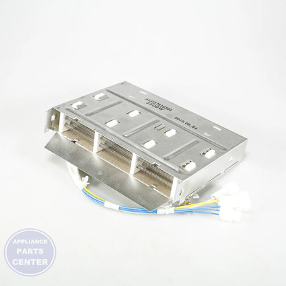 L-G HEATER ASSEMBLY AEG57816501 - Installation in L-G Model ABC123 showing key mounting points