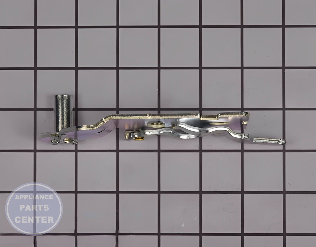 LG UPPER HINGE ASSEMBLY AEH60614106 - Detailed view of hinge alignment and quality