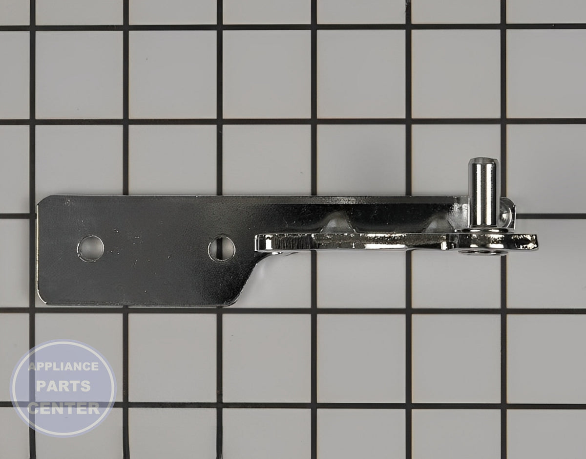 HINGE ASSEMBLY,CENTER AEH73816902 - Side view with precise measurements