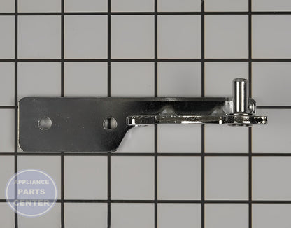 HINGE ASSEMBLY,CENTER AEH73816902 - Side view with precise measurements
