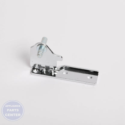 HINGE ASSEMBLY,CENTER AEH73976901 - Side view with precise measurements