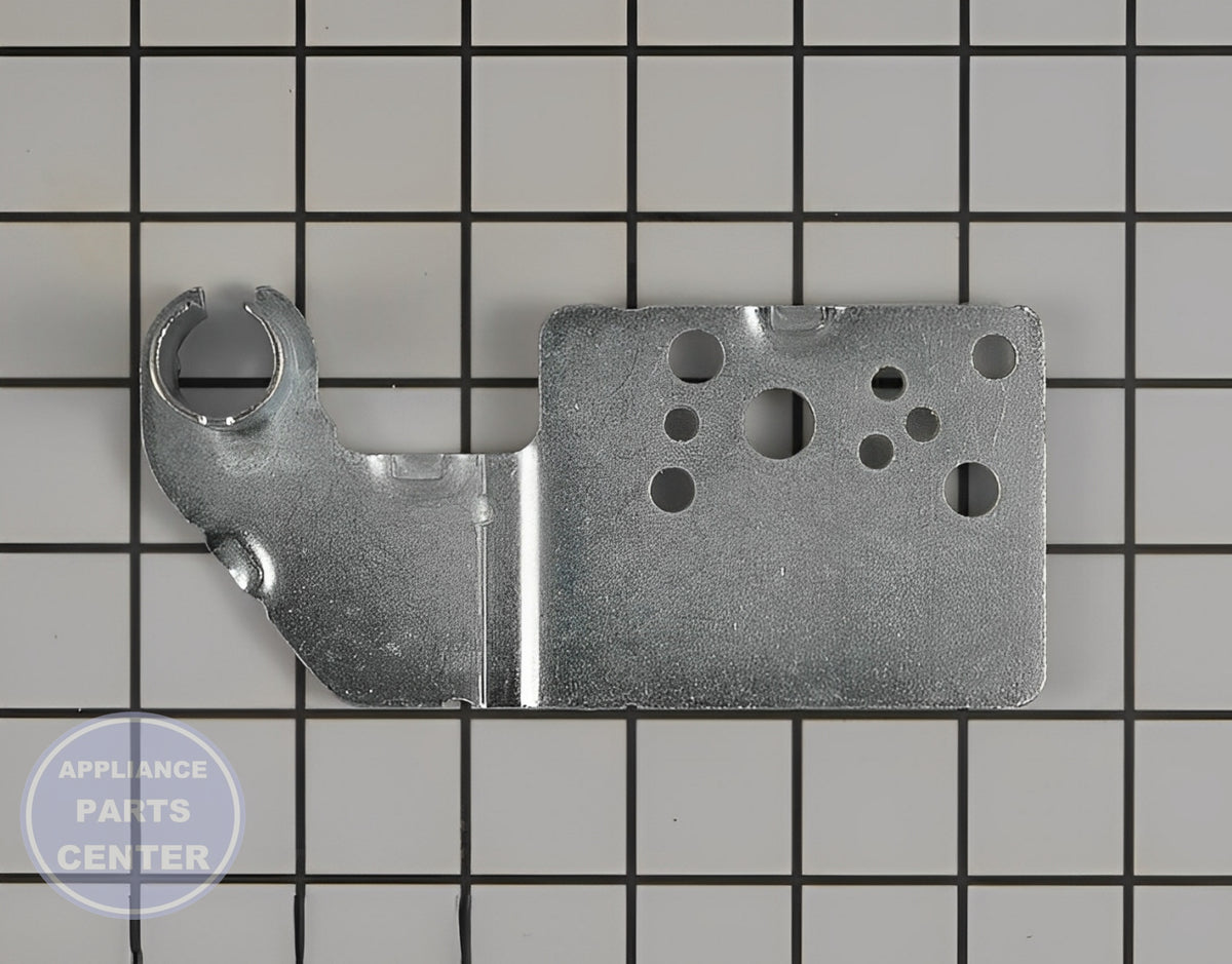 HINGE ASSEMBLY,UPPER AEH74157302 - Side view with precise measurements