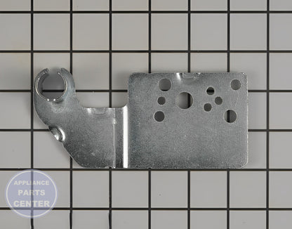 HINGE ASSEMBLY,UPPER AEH74157302 - Side view with precise measurements