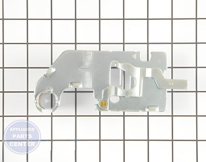 LG REFRIGERATOR UPPER HINGE ASSEMBLY AEH74216502 - Side view with precise measurements and specifications