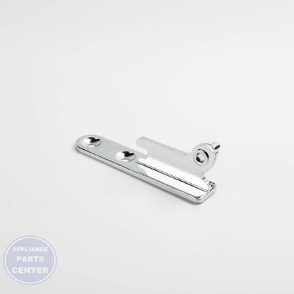 HINGE ASSEMBLY,CENTER AEH74556318 - Side view with precise measurements