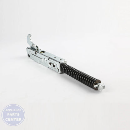 HINGE ASSEMBLY AEH75637210 - Side view with precise measurements