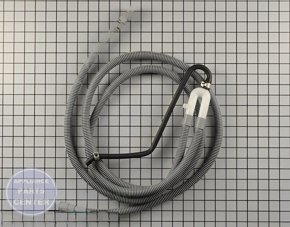 LG DISHWASHER DRAIN HOSE ASSEMBLY AEM69493807 - Main view showing efficient drainage for various LG models