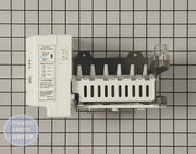 LG Refrigerator Ice Maker Kit Assembly AEQ36756901 - Main view showing ice production for LG models