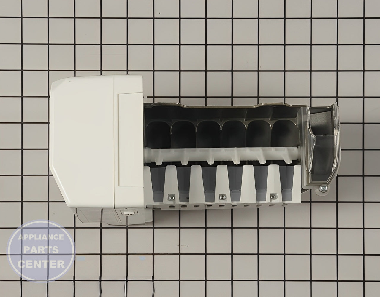 LG Refrigerator Ice Maker Kit Assembly AEQ36756901 - Detailed view of high-quality construction