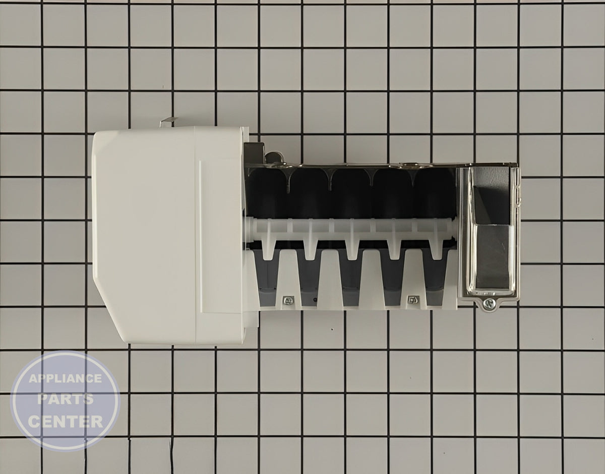 Kenmore LG Ice Maker Assembly AEQ36756907 - Main view showing crystal-clear ice production for various Kenmore LG models
