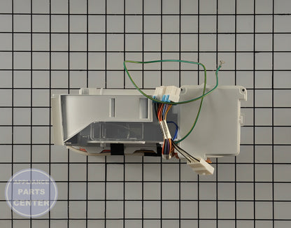 ICE MAKER ASSEMBLY KIT AEQ72910412 - Side view with precise specifications