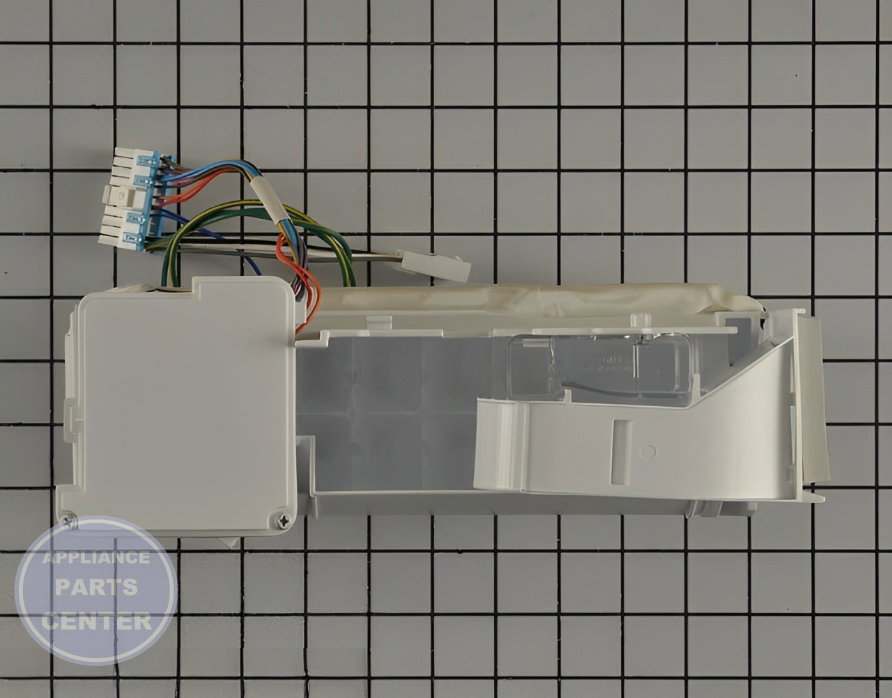 LG ICE MAKER ASSEMBLY KIT AEQ73110201 - Installation in specific LG model showing key mounting points