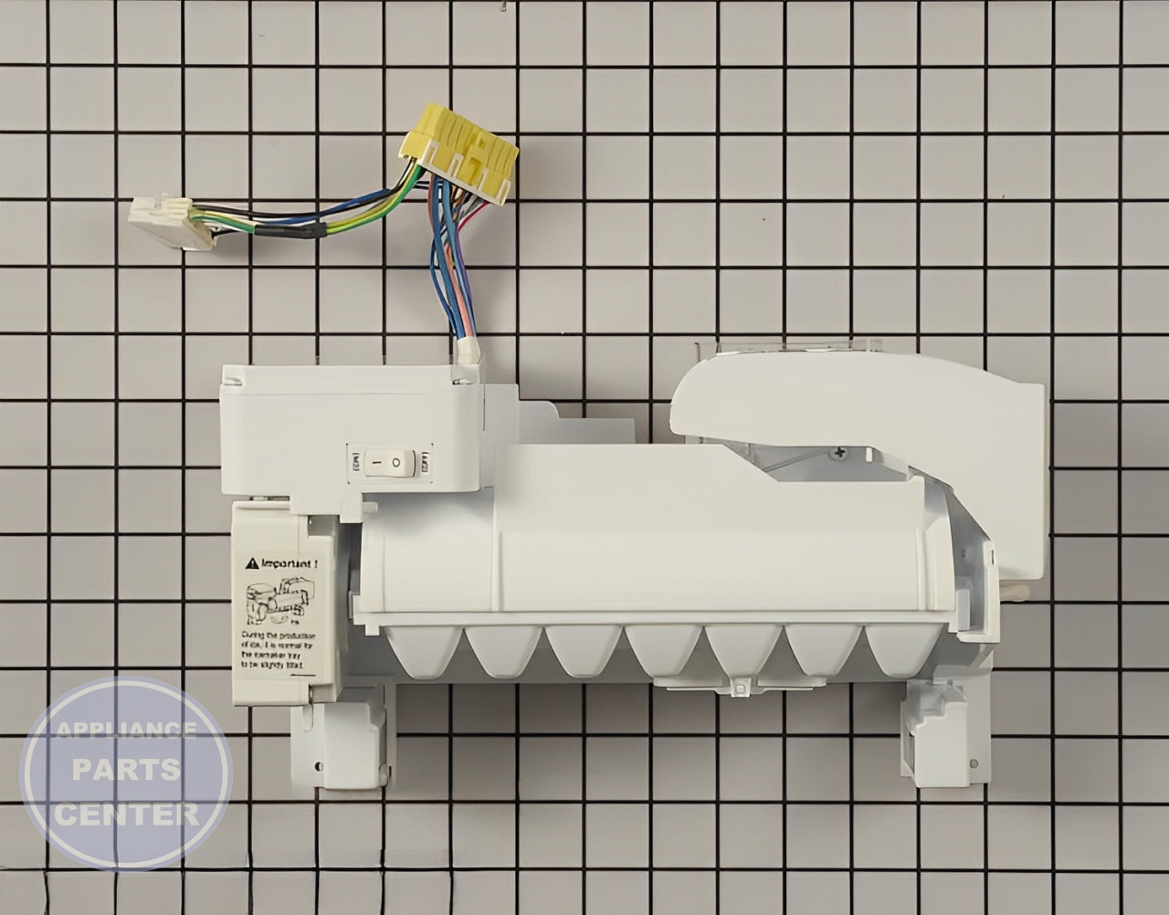 LG Refrigerator Ice Maker Assembly Kit AEQ73110205 - Main view showing efficient ice production for various LG models