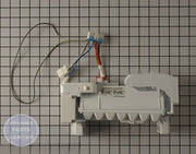 LG Refrigerator Ice Maker Kit Assembly AEQ73110210 - Main view showing ice production for specific models