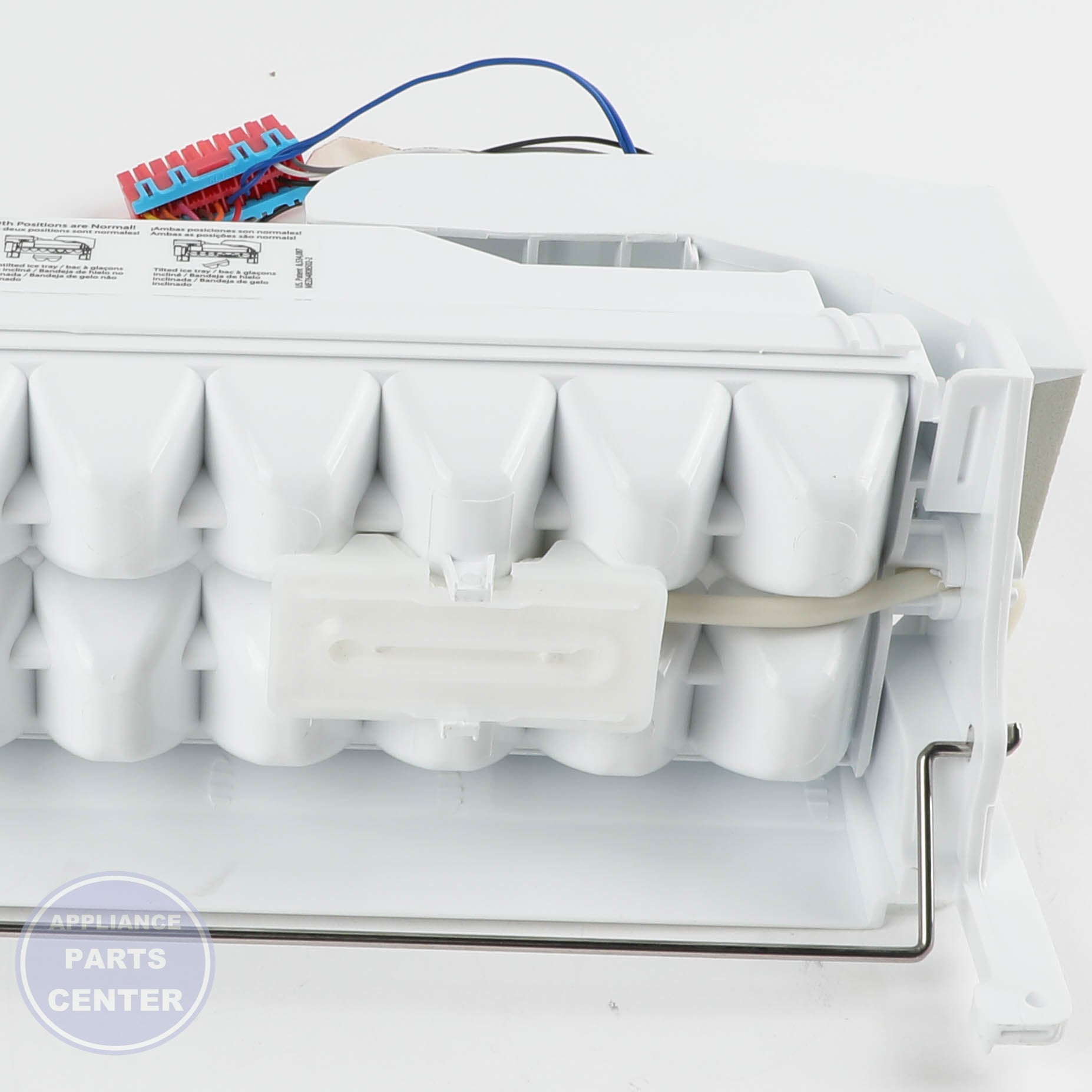 L-G ICE MAKER ASSEMBLY,KIT AEQ73110228 - Installation in L-G model showing key mounting points
