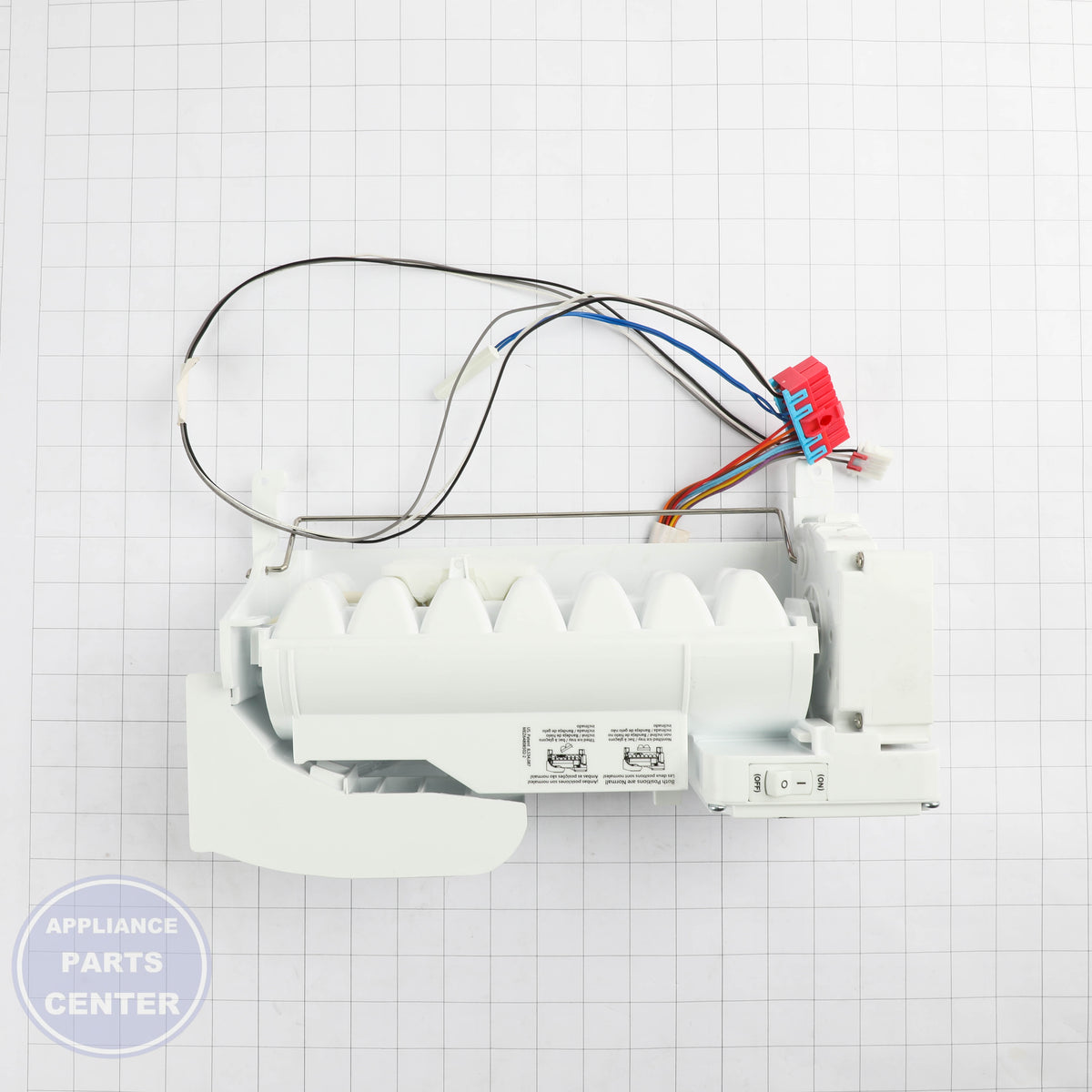 L-G ICE MAKER ASSEMBLY,KIT AEQ73110228 - Installation in L-G model showing key mounting points