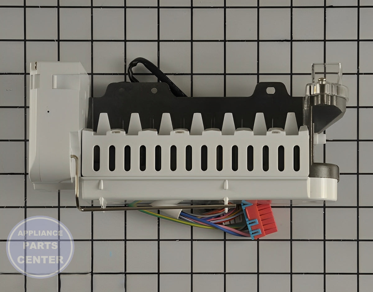 LG ICE MAKER ASSEMBLY KIT AEQ73209906 - Installation in specific model showing mounting points