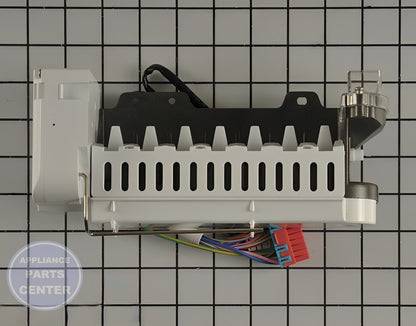 LG ICE MAKER ASSEMBLY KIT AEQ73209906 - Installation in specific model showing mounting points