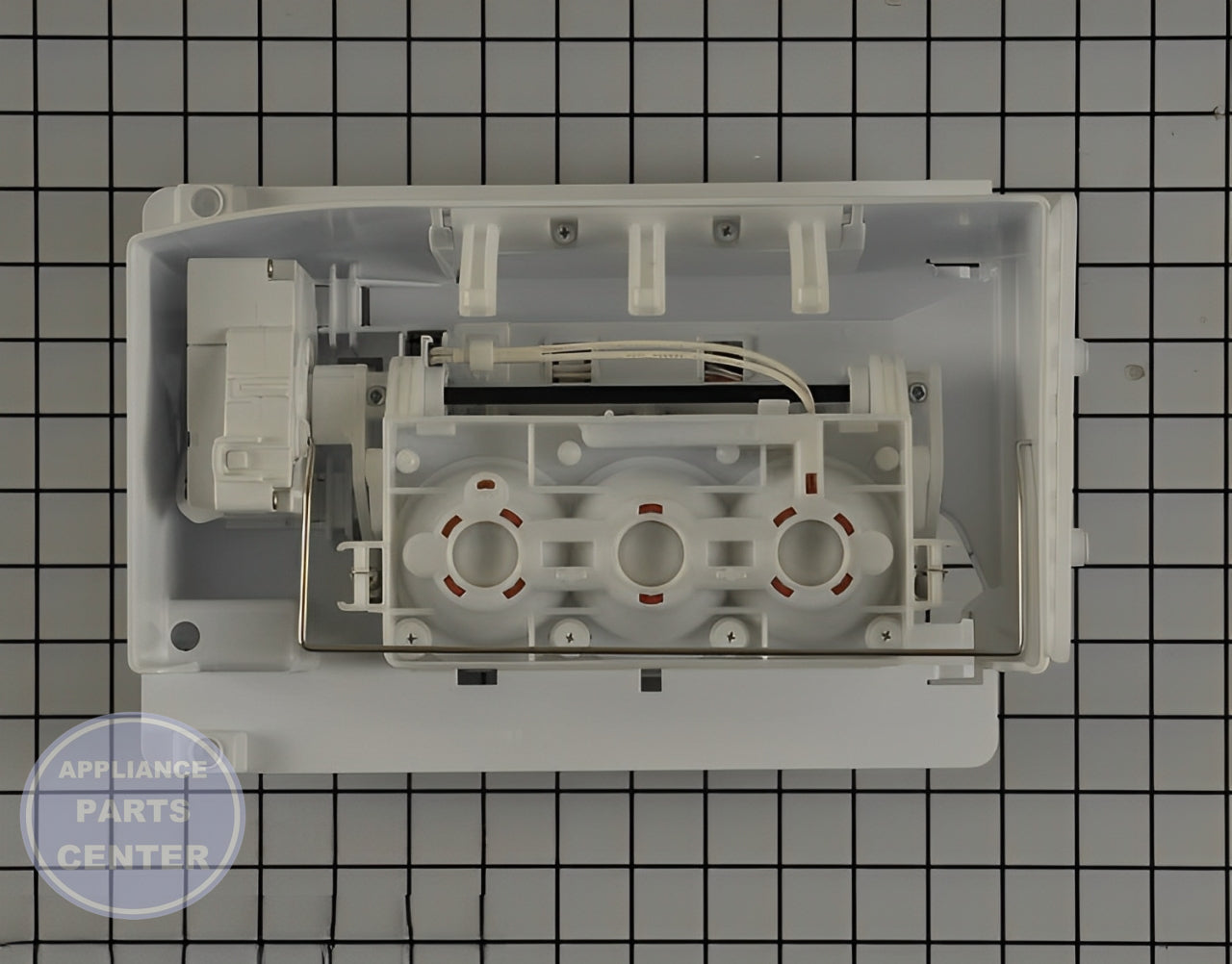 LG ICE MAKER KIT ASSEMBLY AEQ73449909 - Installation in LGE Refrigerator showing key mounting points