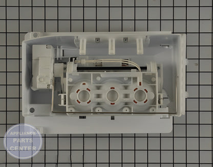 LG ICE MAKER KIT ASSEMBLY AEQ73449909 - Installation in LGE Refrigerator showing key mounting points