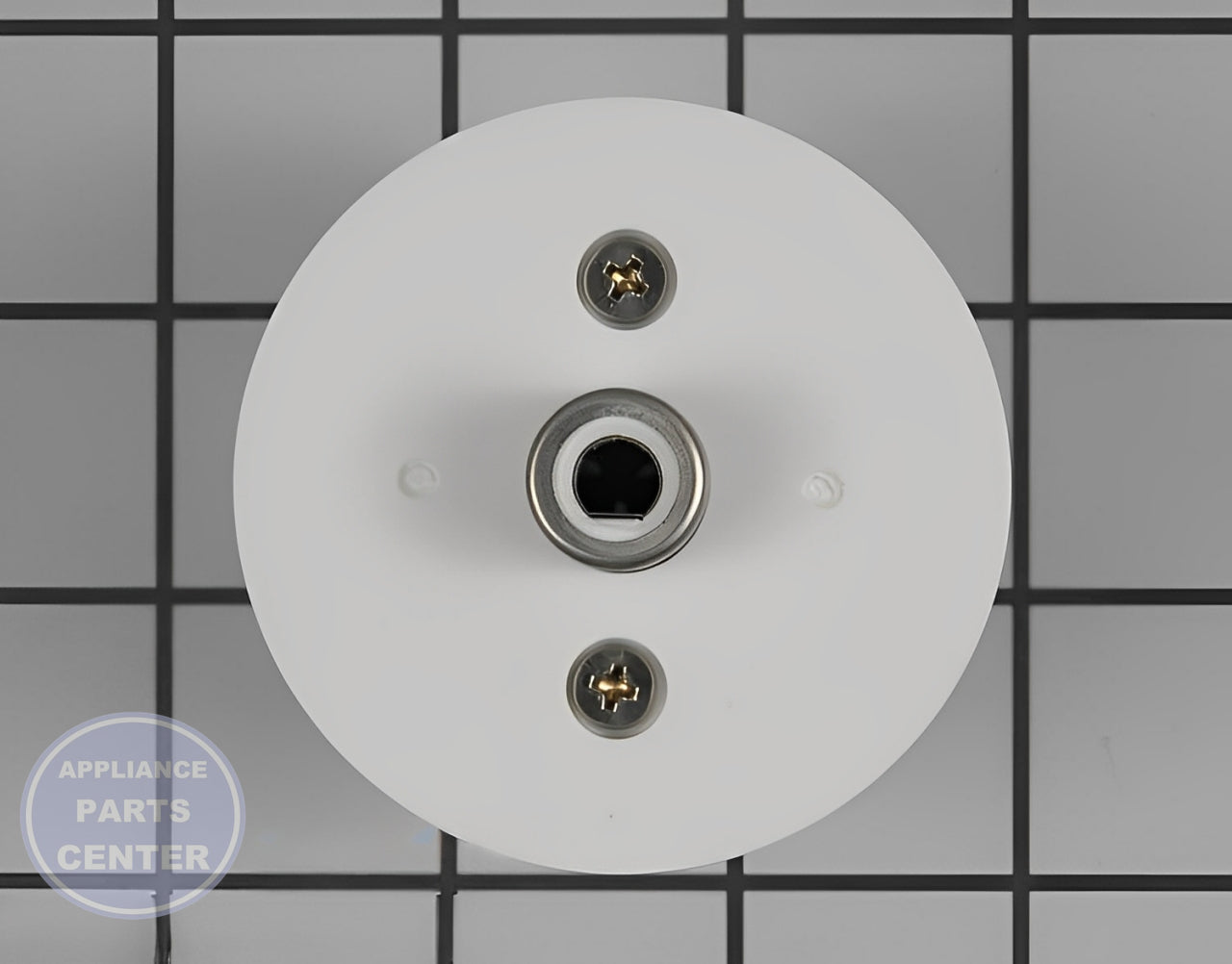 LG KNOB ASSEMBLY AEZ73453511 - Side view with accurate measurements