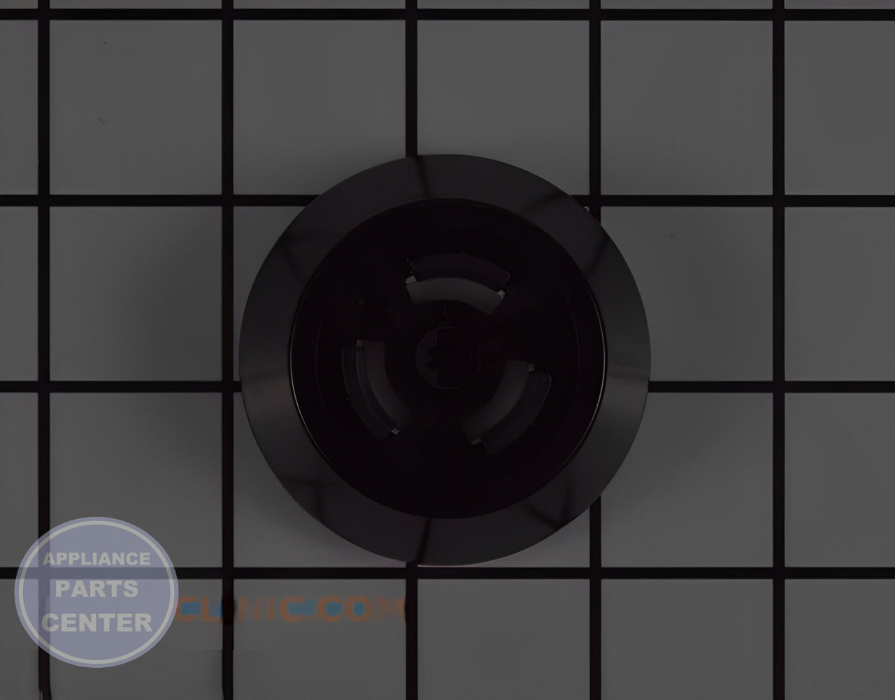 Control Knob AEZ73913405 - Side view with 2-inch diameter and 0.5-inch shaft opening