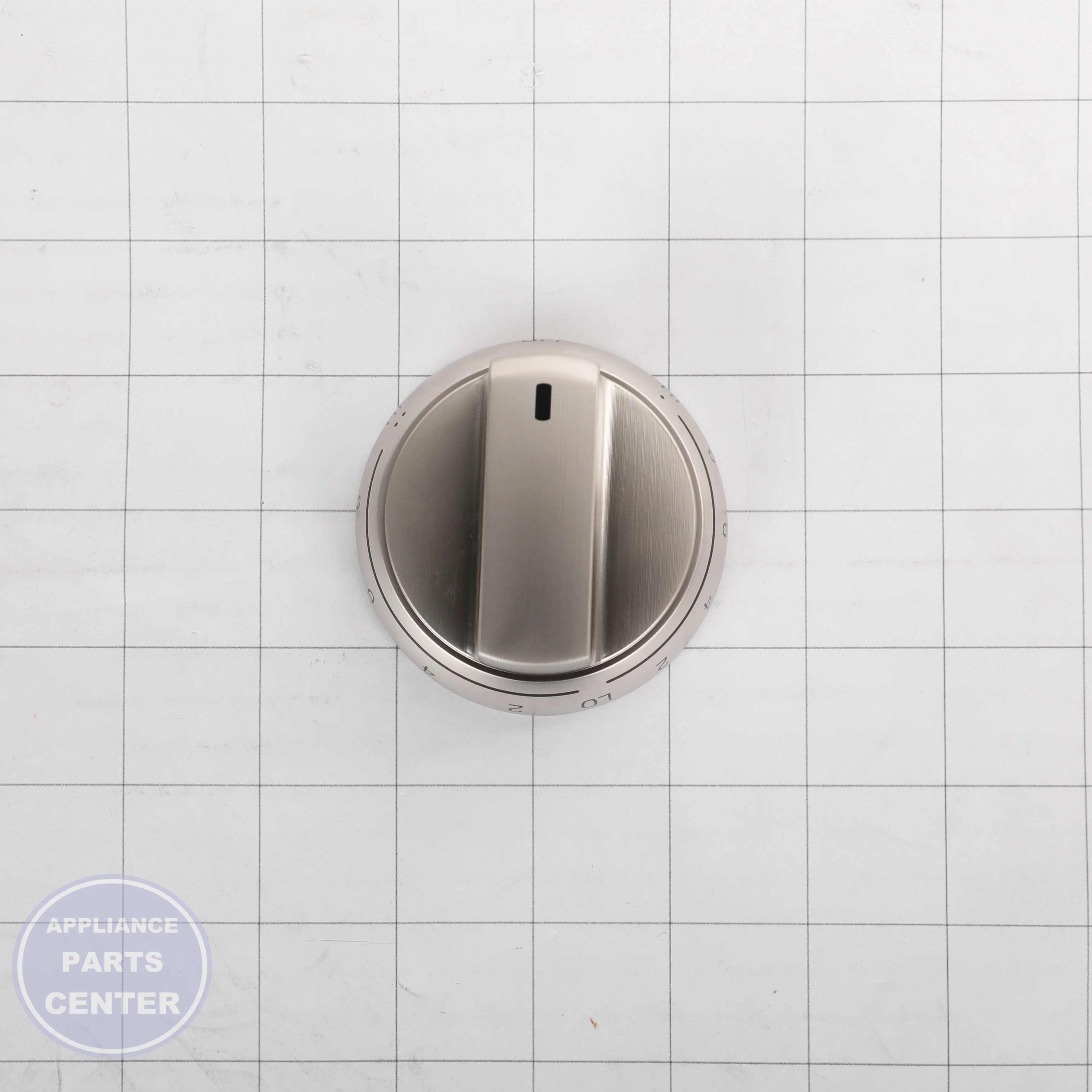 KNOB ASSEMBLY AEZ74073404 - Side view with durable construction specs