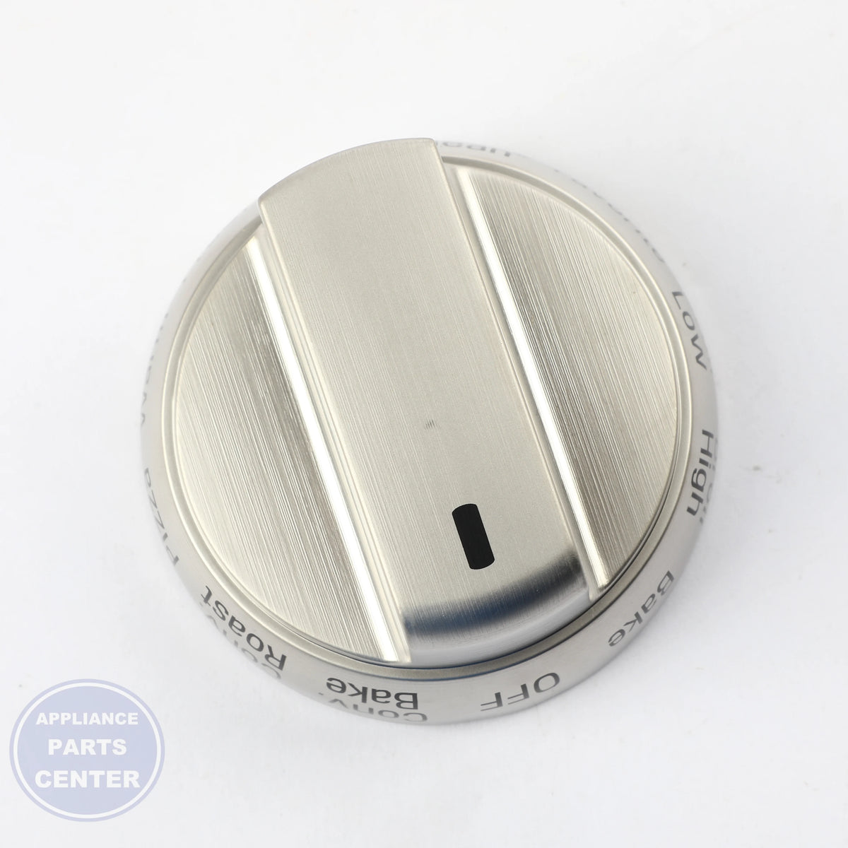 KNOB ASSEMBLY AEZ74533316 - Side view with precise measurements