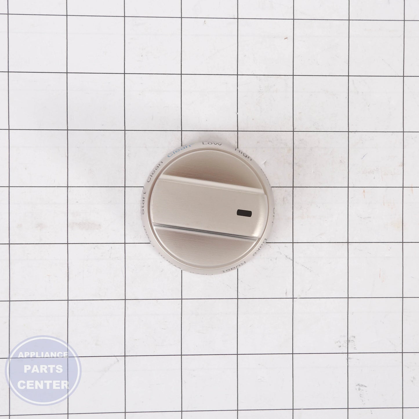 KNOB ASSEMBLY AEZ74533320 - Side view with precise measurements