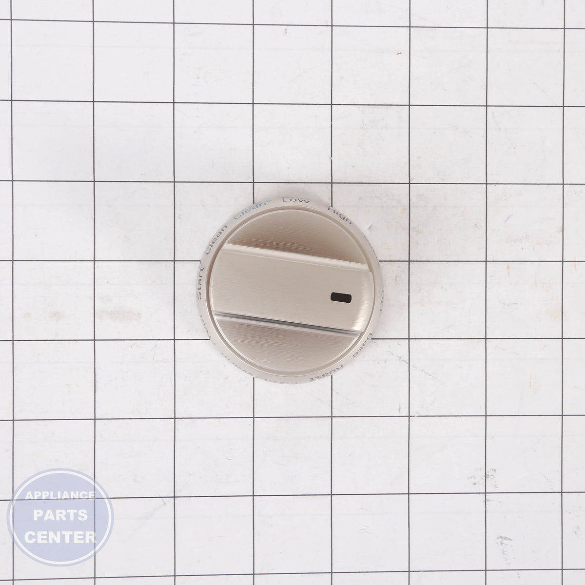 KNOB ASSEMBLY AEZ74533320 - Side view with precise measurements