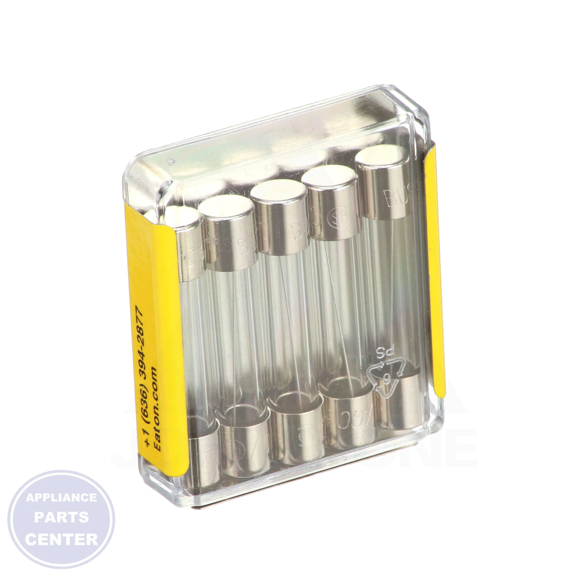 Glass and Ceramic Tube Fuse 5 Amp AGC-5-R - Side view with 1-1/4" length and 1/4" diameter