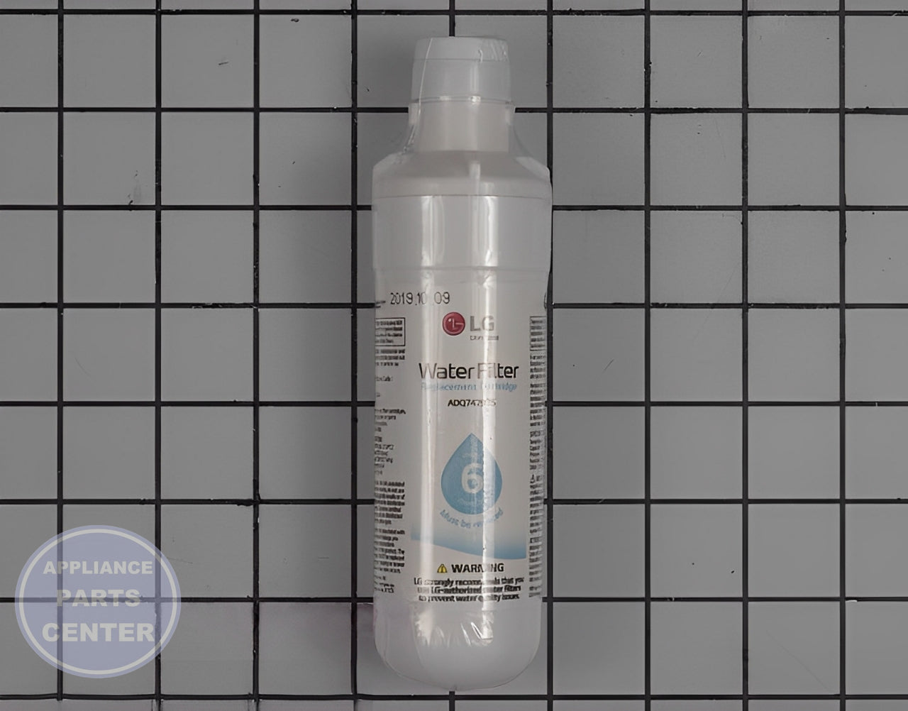 LG REFRIGERATOR PACKAGE ASSEMBLY AGF80300704 - Main view showing advanced filtration for LGE Refrigerators
