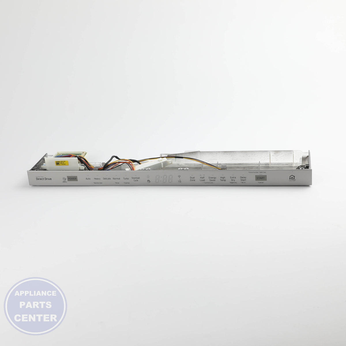 PANEL ASSEMBLY,CONTROL AGL75675203 - Side view with exact measurements for L-G